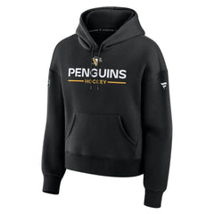 NHL Black Pittsburgh Penguins Fanatics Women's Authentic Pro Primary Pullover Hoodie