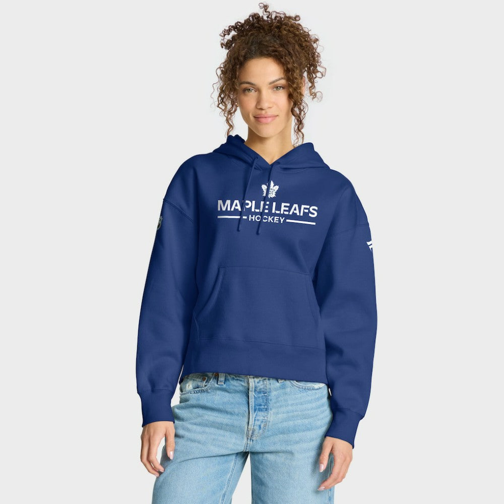 NHL Blue Toronto Maple Leafs Fanatics Women's Authentic Pro Primary Pullover Hoodie