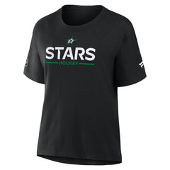 NHL Black Dallas Stars Fanatics Women's Authentic Pro Primary T-Shirt