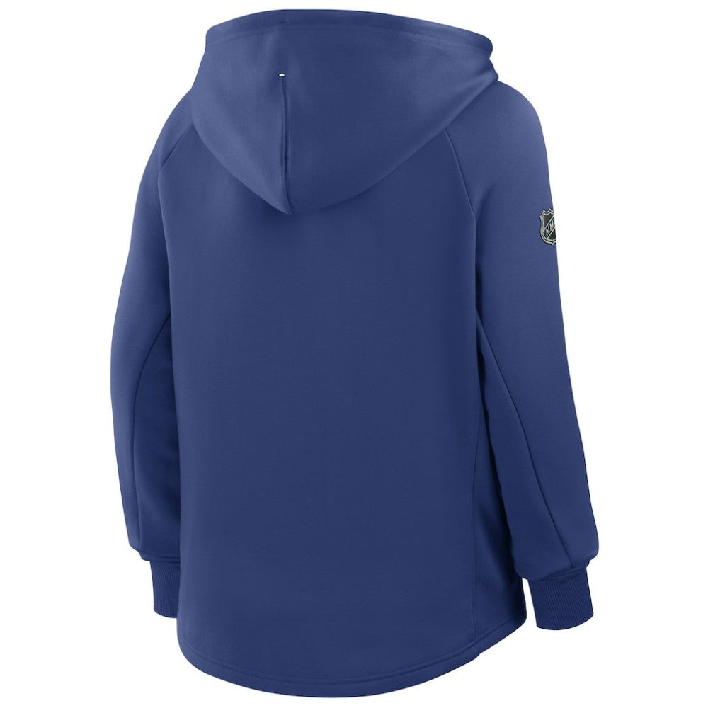 NHL Blue Tampa Bay Lightning Fanatics Women's Authentic Pro Rink Raglan Full-Zip Hoodie