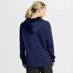 NHL Navy New York Rangers Fanatics Women's Authentic Pro Rink Raglan Full-Zip Hoodie