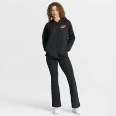 NHL Black Carolina Hurricanes Fanatics Women's Authentic Pro Rink Raglan Full-Zip Hoodie
