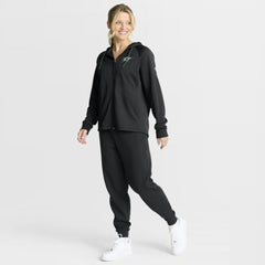 NHL Black Dallas Stars Fanatics Women's Authentic Pro Rink Raglan Full-Zip Hoodie