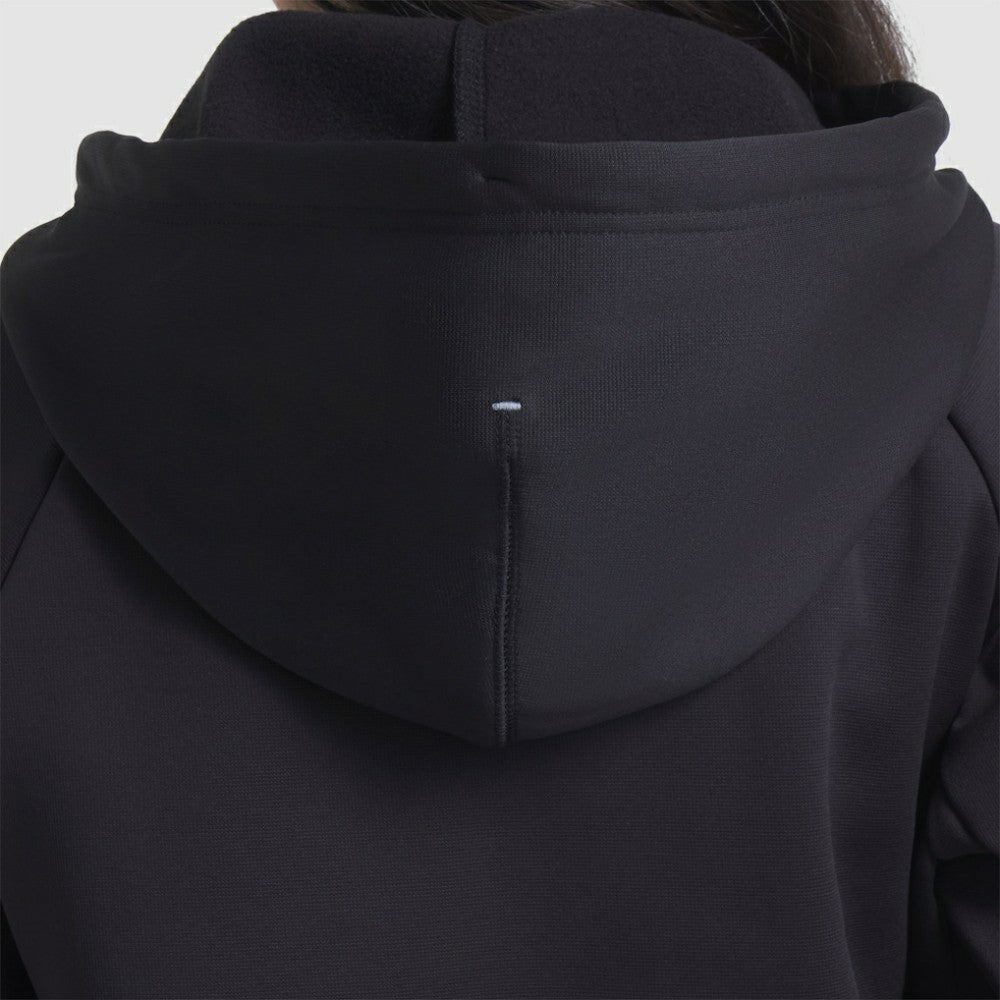 NHL Black Los Angeles Kings Fanatics Women's Authentic Pro Rink Raglan Full-Zip Hoodie