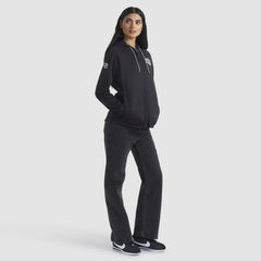 NHL Black Los Angeles Kings Fanatics Women's Authentic Pro Rink Raglan Full-Zip Hoodie