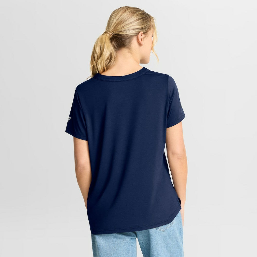 NHL Navy New York Rangers Fanatics Women's Authentic Pro Rink Tech T-Shirt