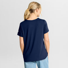 NHL Navy New York Rangers Fanatics Women's Authentic Pro Rink Tech T-Shirt