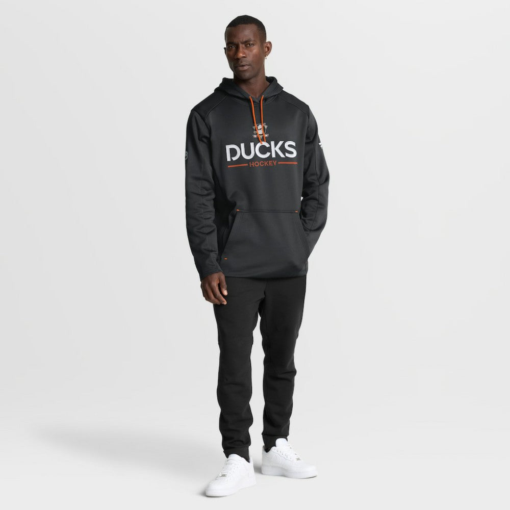 NHL Black Anaheim Ducks Fanatics Authentic Pro Rink Hoodie
