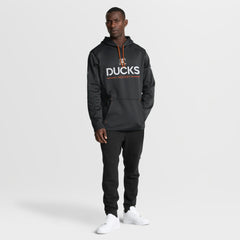 NHL Black Anaheim Ducks Fanatics Authentic Pro Rink Hoodie