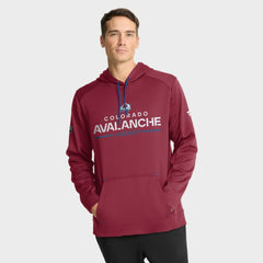 NHL Burgundy Colorado Avalanche Fanatics Authentic Pro Rink Hoodie