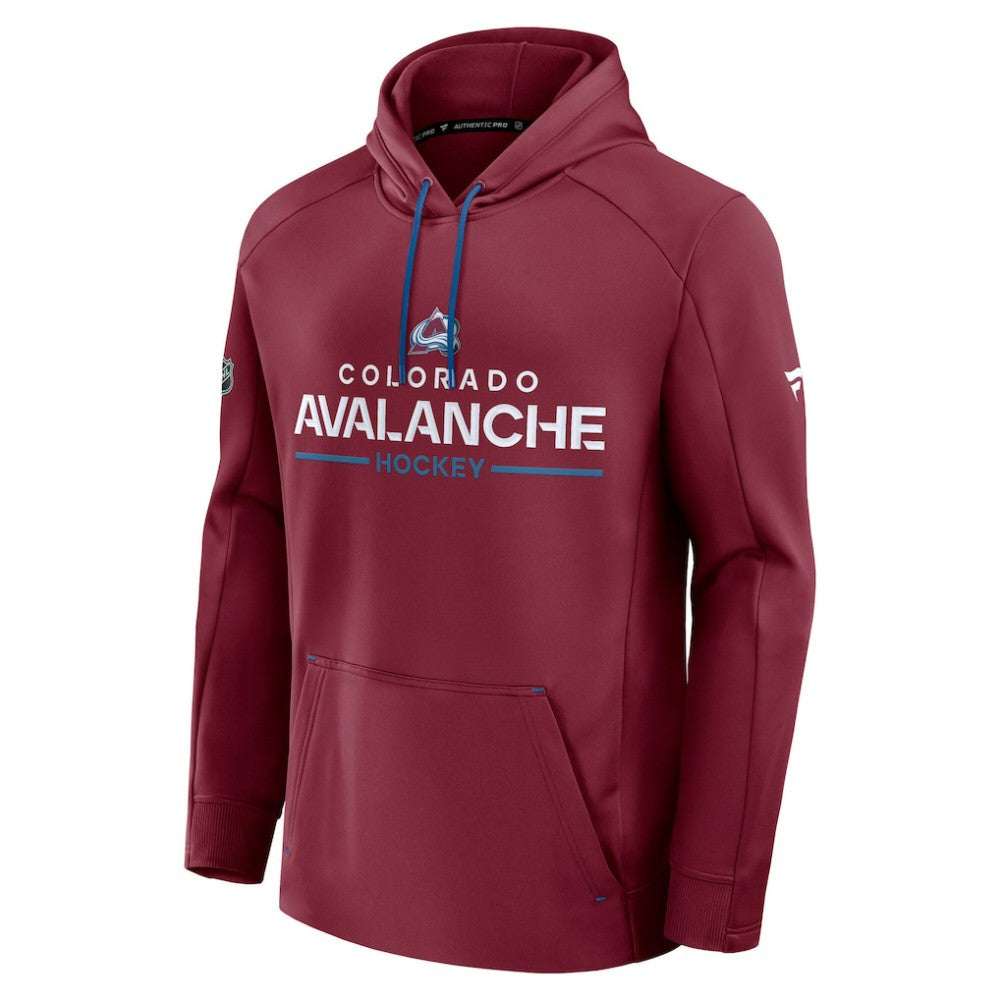 NHL Burgundy Colorado Avalanche Fanatics Authentic Pro Rink Hoodie