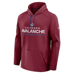 NHL Burgundy Colorado Avalanche Fanatics Authentic Pro Rink Hoodie