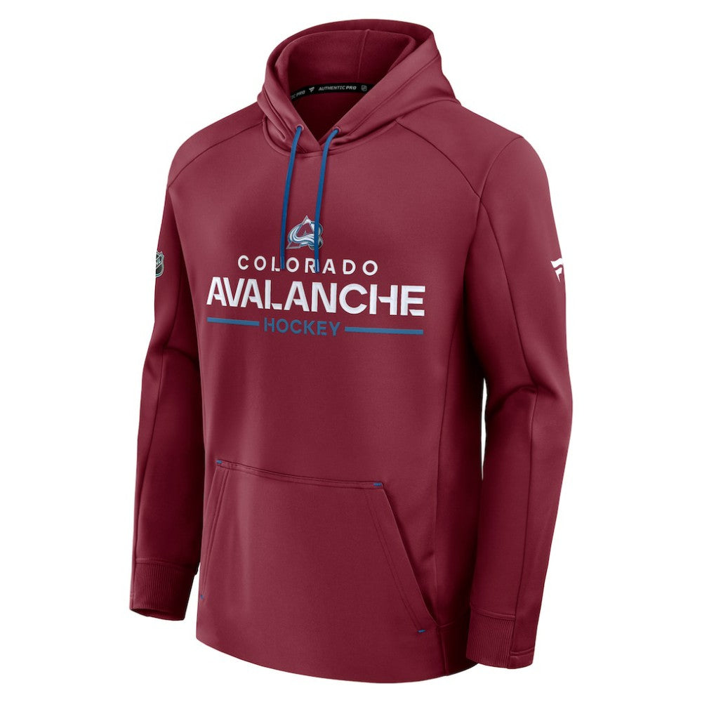 NHL Burgundy Colorado Avalanche Fanatics Authentic Pro Rink Hoodie