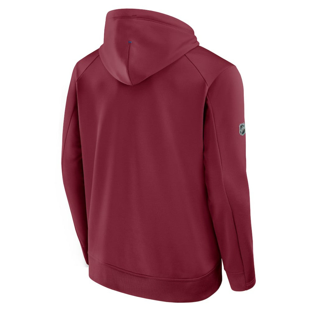 NHL Burgundy Colorado Avalanche Fanatics Authentic Pro Rink Hoodie