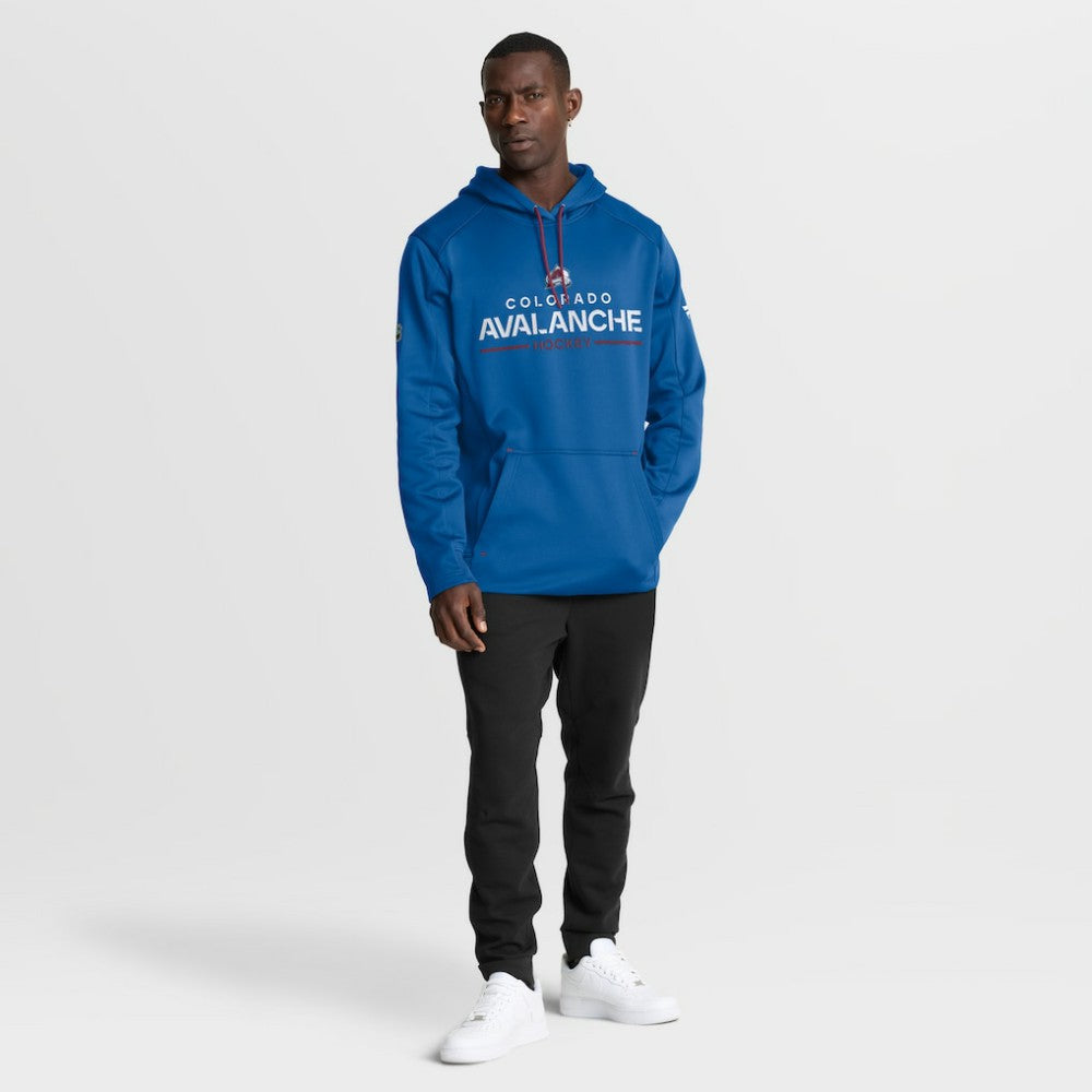 NHL Blue Colorado Avalanche Fanatics Authentic Pro Rink Hoodie