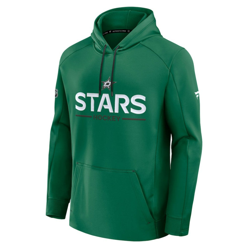 NHL Kelly Green Dallas Stars Fanatics Authentic Pro Rink Hoodie