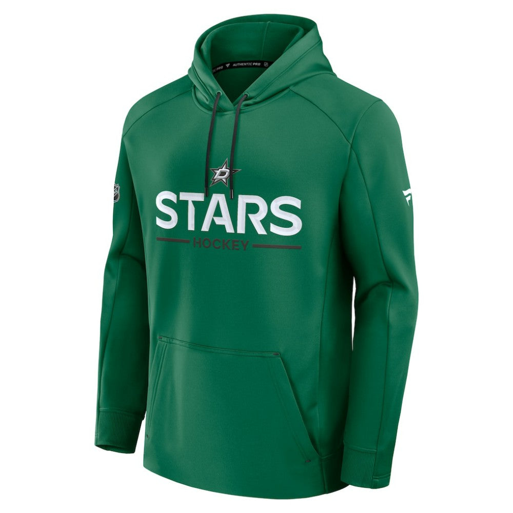 NHL Kelly Green Dallas Stars Fanatics Authentic Pro Rink Hoodie