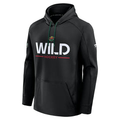 NHL Black Minnesota Wild Fanatics Authentic Pro Rink Hoodie