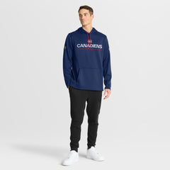NHL Navy Montreal Canadiens Fanatics Authentic Pro Rink Hoodie