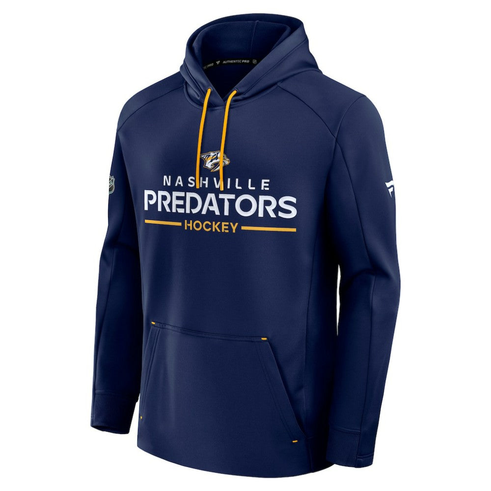 NHL Navy Nashville Predators Fanatics Authentic Pro Rink Hoodie