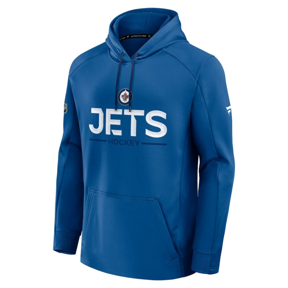 NHL Blue Winnipeg Jets Fanatics Authentic Pro Rink Hoodie