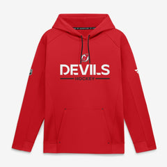 NHL Red New Jersey Devils Fanatics Authentic Pro Rink Hoodie