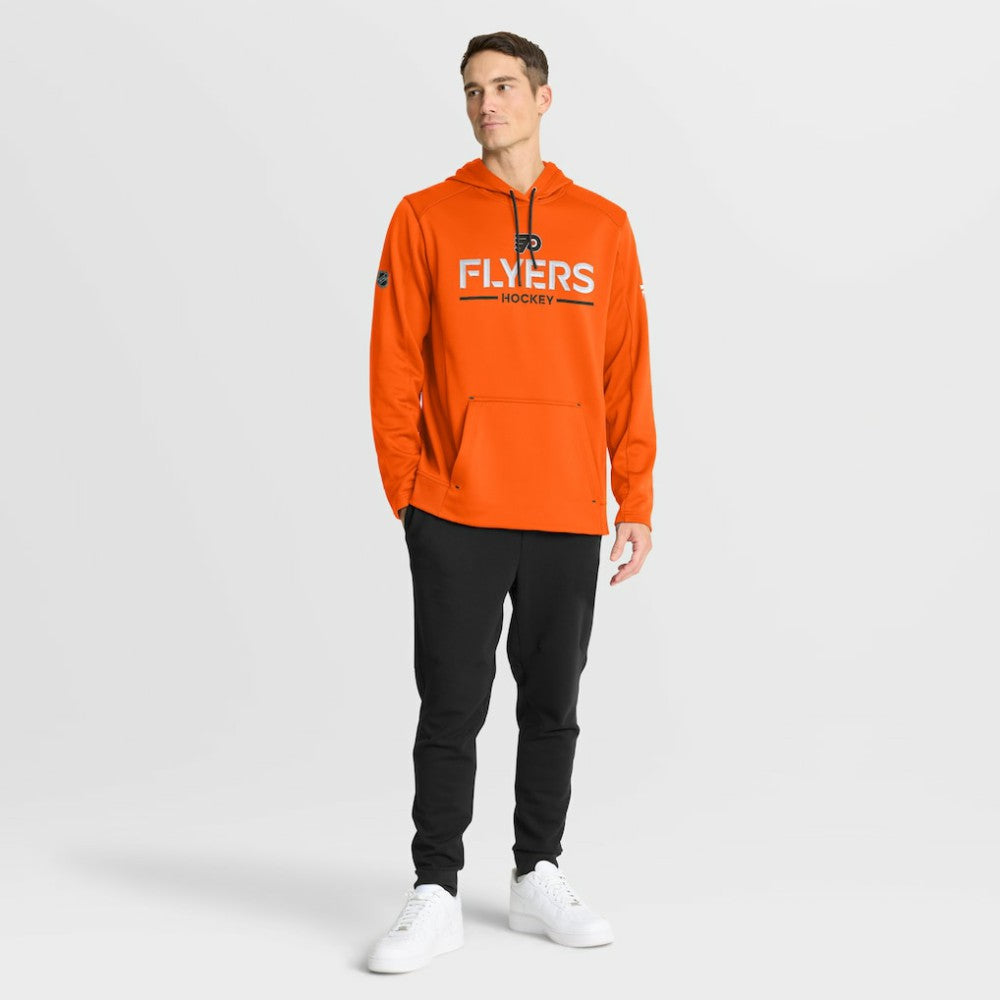 NHL Orange Philadelphia Flyers Fanatics Authentic Pro Rink Hoodie