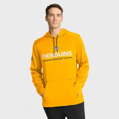 NHL Gold Pittsburgh Penguins Fanatics Authentic Pro Rink Hoodie