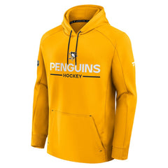 NHL Gold Pittsburgh Penguins Fanatics Authentic Pro Rink Hoodie
