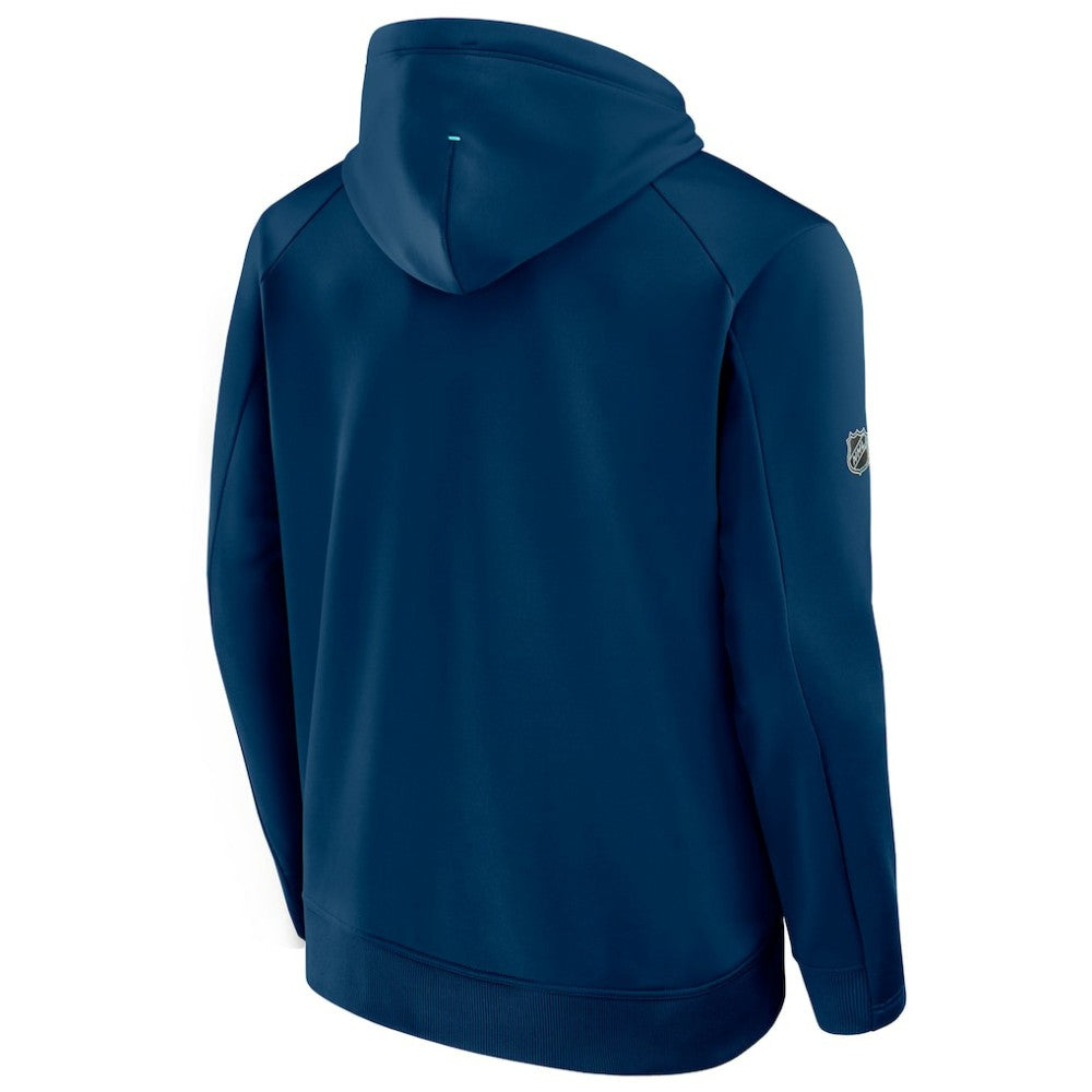 NHL Deep Sea Blue Seattle Kraken Fanatics Authentic Pro Rink Hoodie
