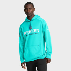 NHL Light Blue Seattle Kraken Fanatics Authentic Pro Rink Hoodie