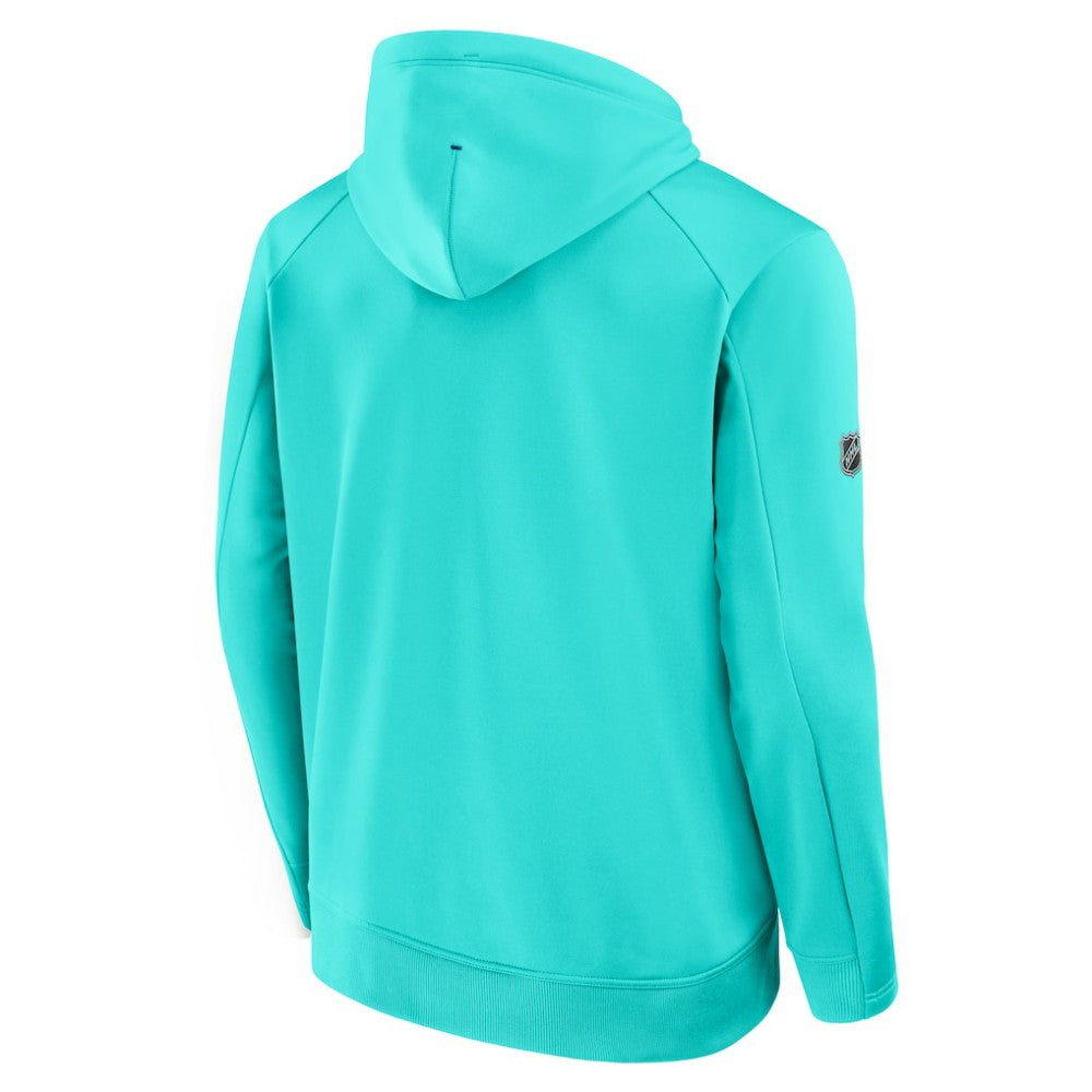 NHL Light Blue Seattle Kraken Fanatics Authentic Pro Rink Hoodie