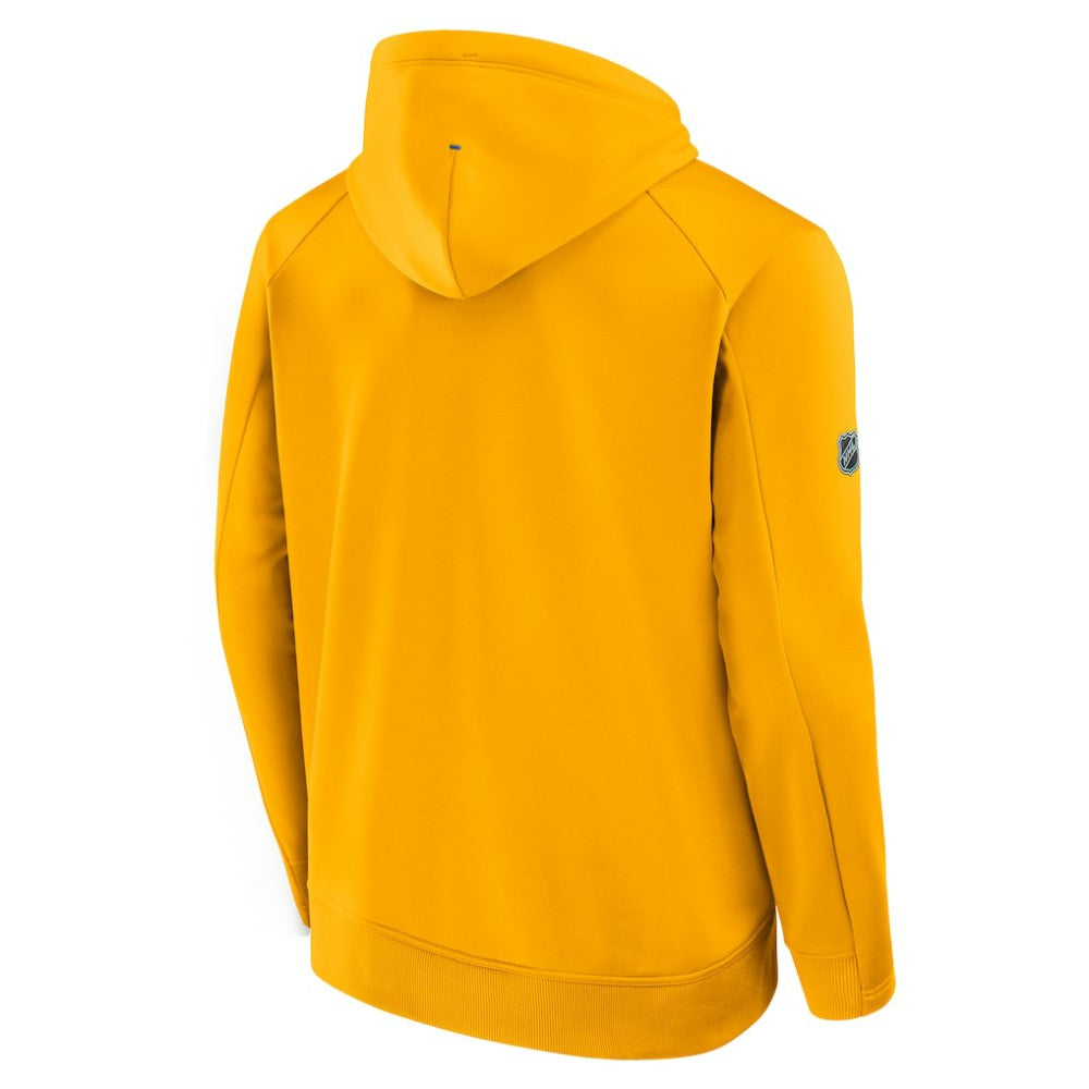 NHL Gold St. Louis Blues Fanatics Authentic Pro Rink Hoodie