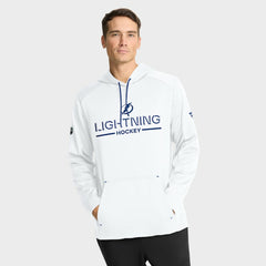 NHL White Tampa Bay Lightning Fanatics Authentic Pro Rink Hoodie