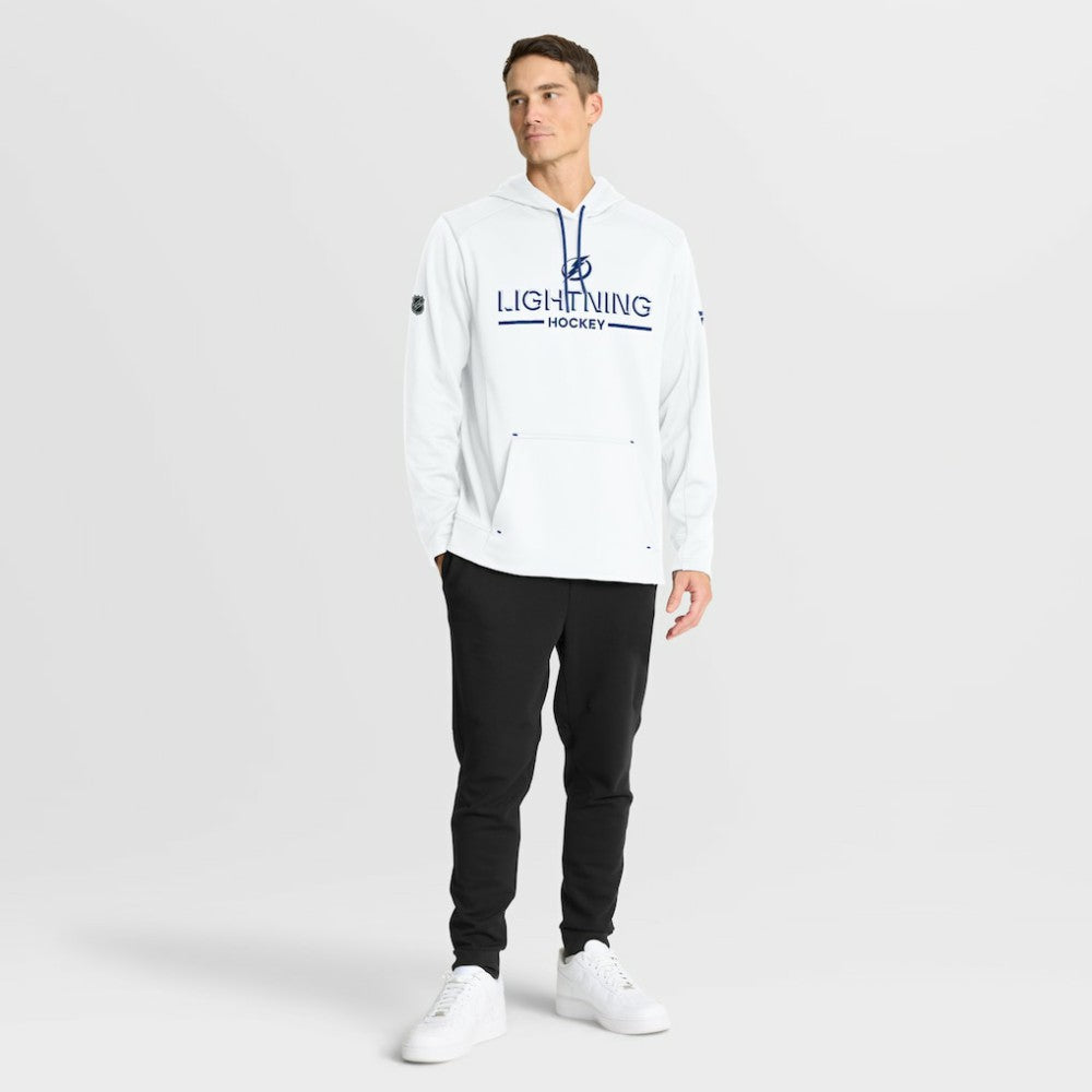 NHL White Tampa Bay Lightning Fanatics Authentic Pro Rink Hoodie