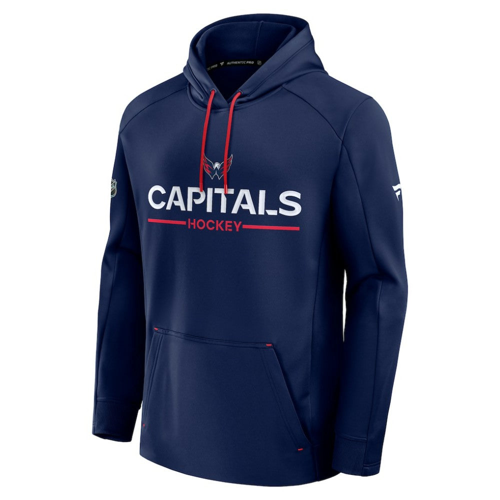 NHL Navy Washington Capitals Fanatics Authentic Pro Rink Hoodie
