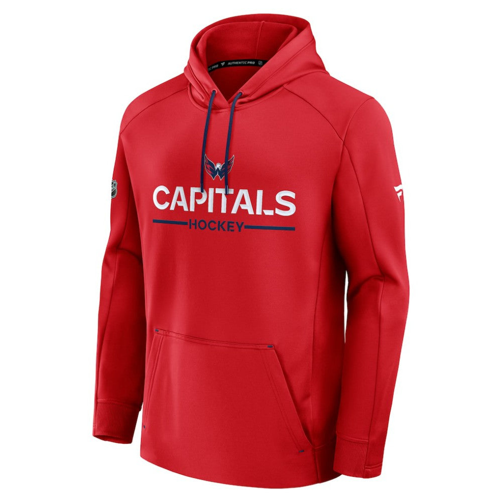 NHL Red Washington Capitals Fanatics Authentic Pro Rink Hoodie