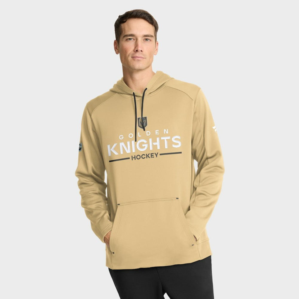 NHL Gold Vegas Golden Knights Fanatics Authentic Pro Rink Hoodie