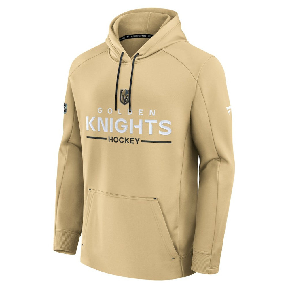 NHL Gold Vegas Golden Knights Fanatics Authentic Pro Rink Hoodie