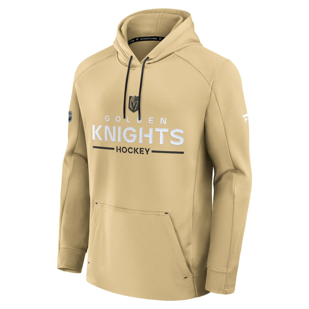 NHL Gold Vegas Golden Knights Fanatics Authentic Pro Rink Hoodie