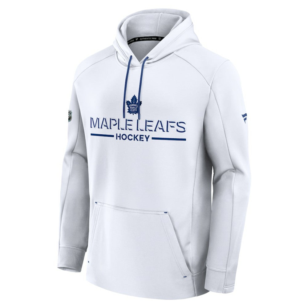 NHL White Toronto Maple Leafs Fanatics Authentic Pro Rink Hoodie