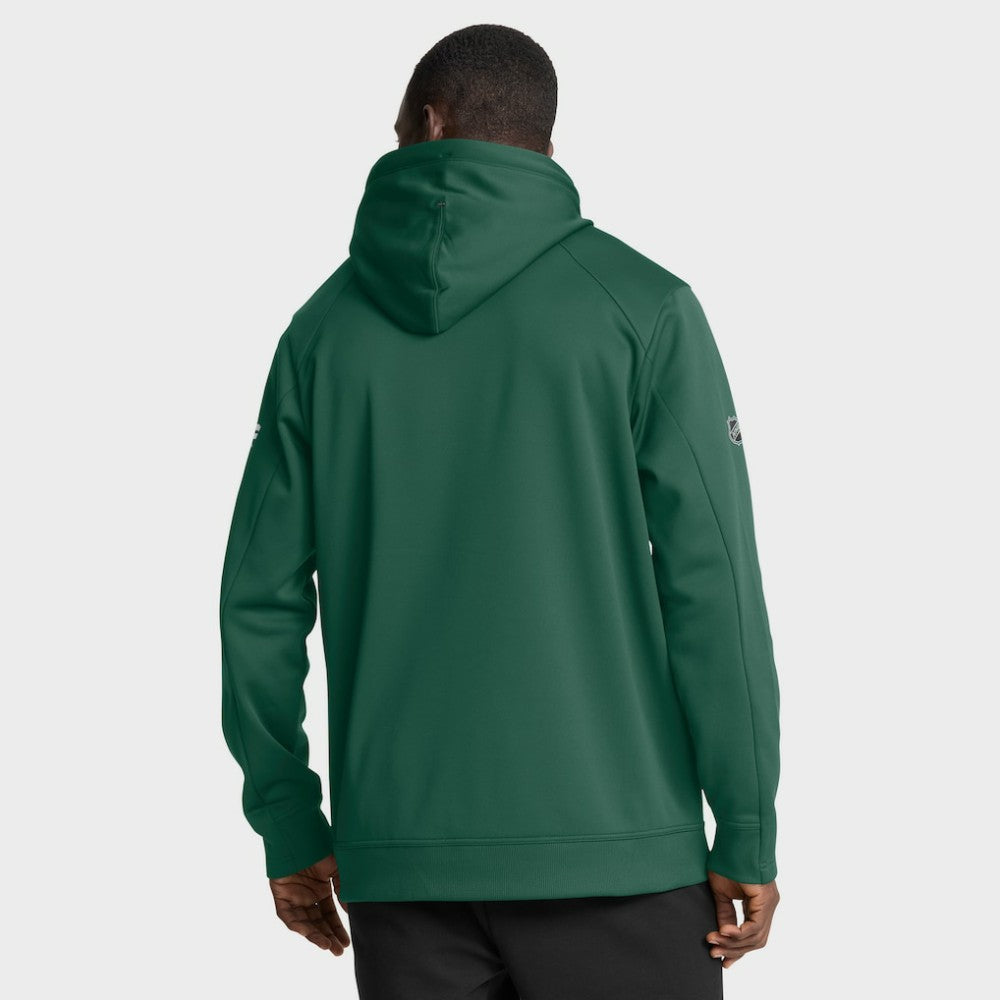 NHL Green Minnesota Wild Fanatics Authentic Pro Rink Hoodie