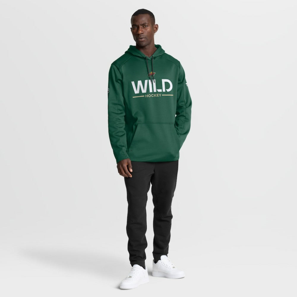 NHL Green Minnesota Wild Fanatics Authentic Pro Rink Hoodie