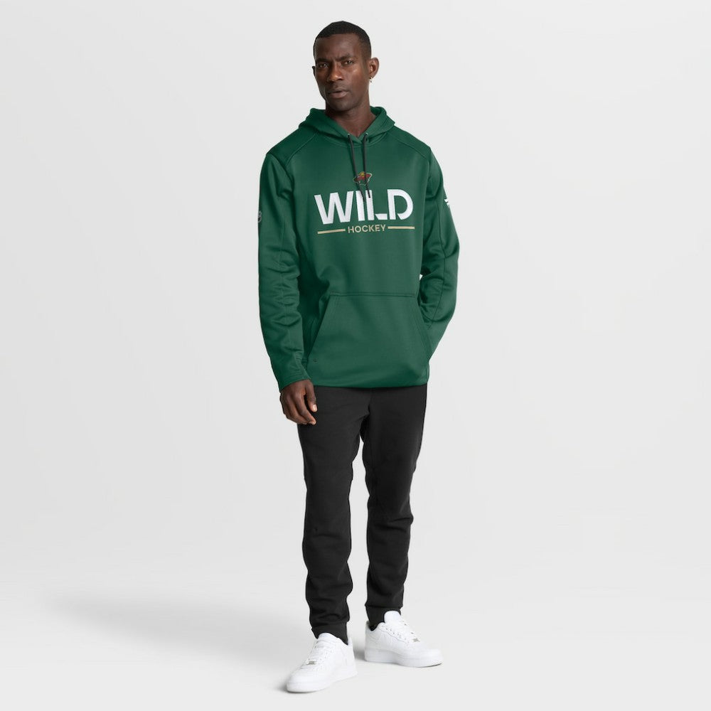 NHL Green Minnesota Wild Fanatics Authentic Pro Rink Hoodie