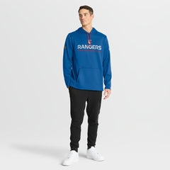 NHL Blue New York Rangers Fanatics Authentic Pro Rink Centennial Hoodie - Blue