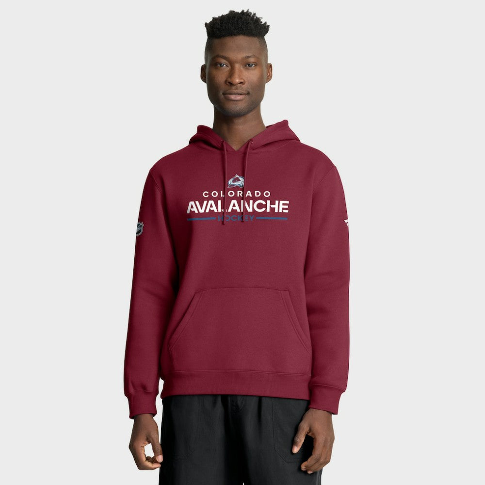 NHL Burgundy Colorado Avalanche Fanatics Authentic Pro Primary Hoodie