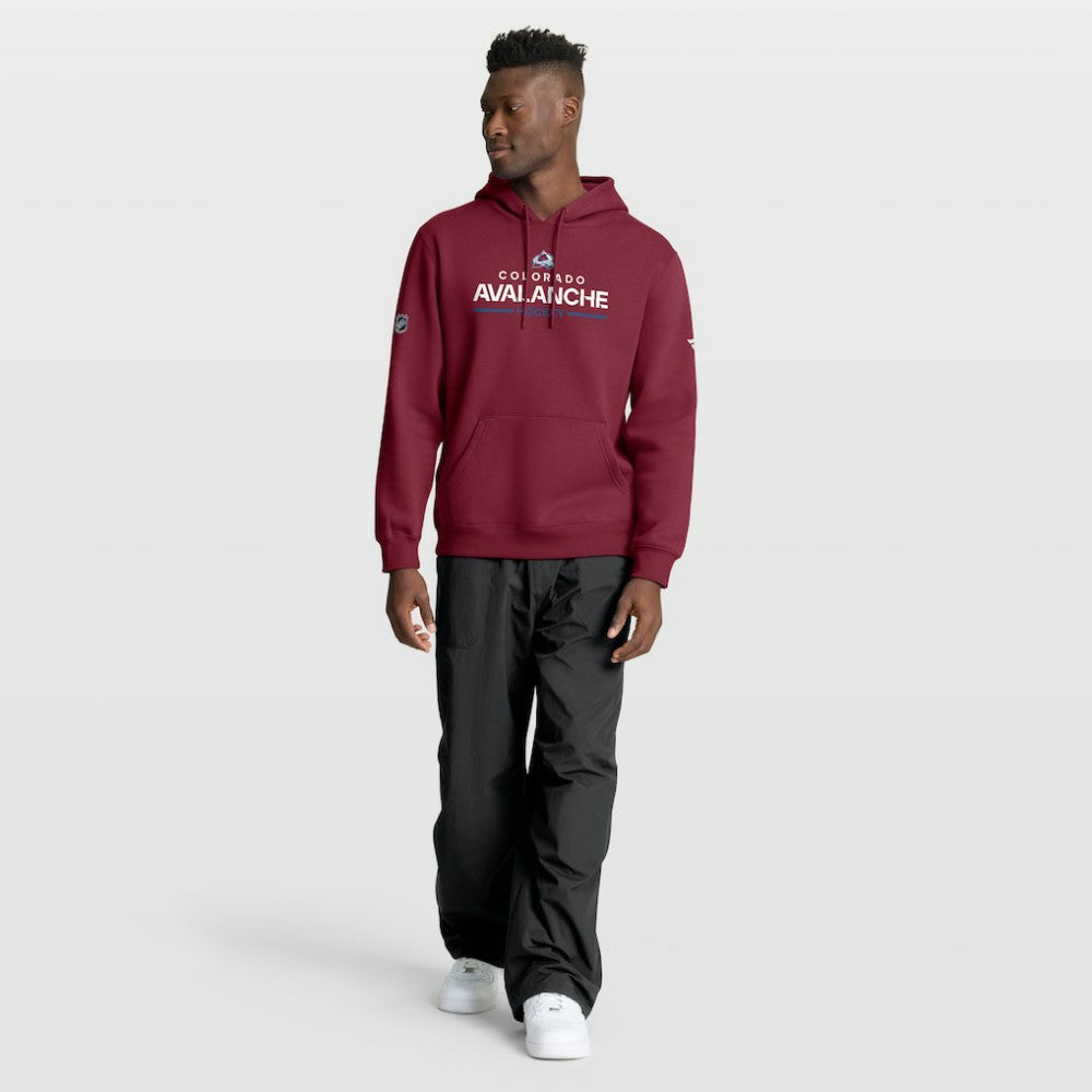 NHL Burgundy Colorado Avalanche Fanatics Authentic Pro Primary Hoodie