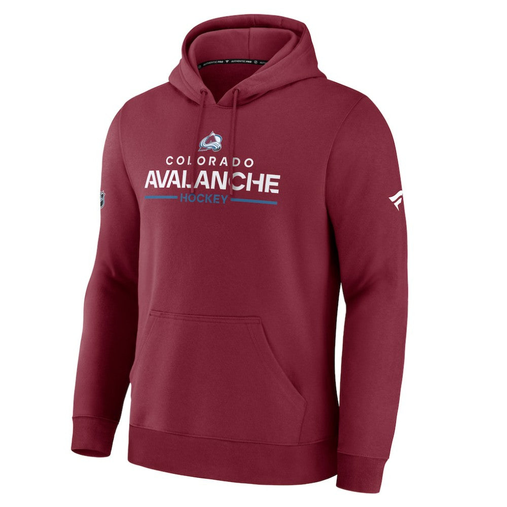 NHL Burgundy Colorado Avalanche Fanatics Authentic Pro Primary Hoodie