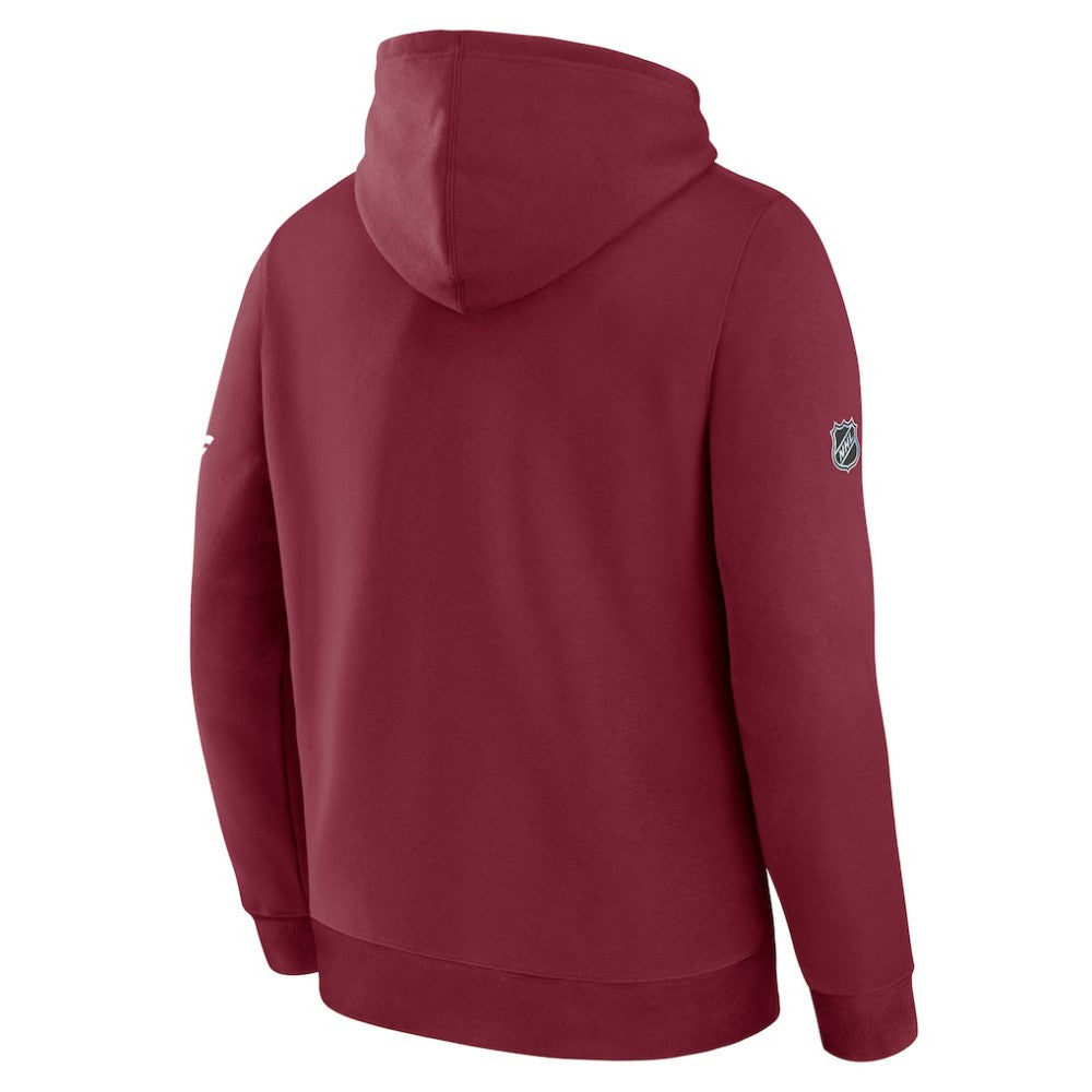 NHL Burgundy Colorado Avalanche Fanatics Authentic Pro Primary Hoodie