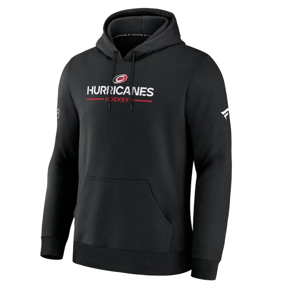NHL Black Carolina Hurricanes Fanatics Authentic Pro Primary Hoodie
